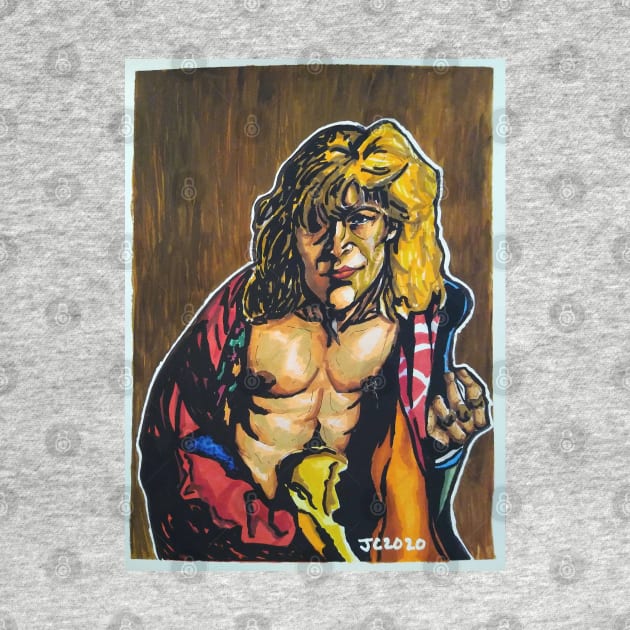 Silence Of The Lambs - "Goodbye Horses" Buffalo Bill portrait (original) by StagArtStudios